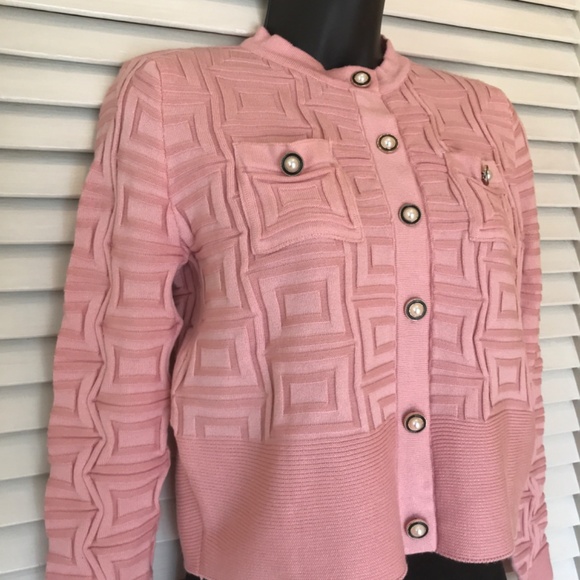 Pink Knit Cardigan- Cropped! EUC 3/$19 - Picture 3 of 12